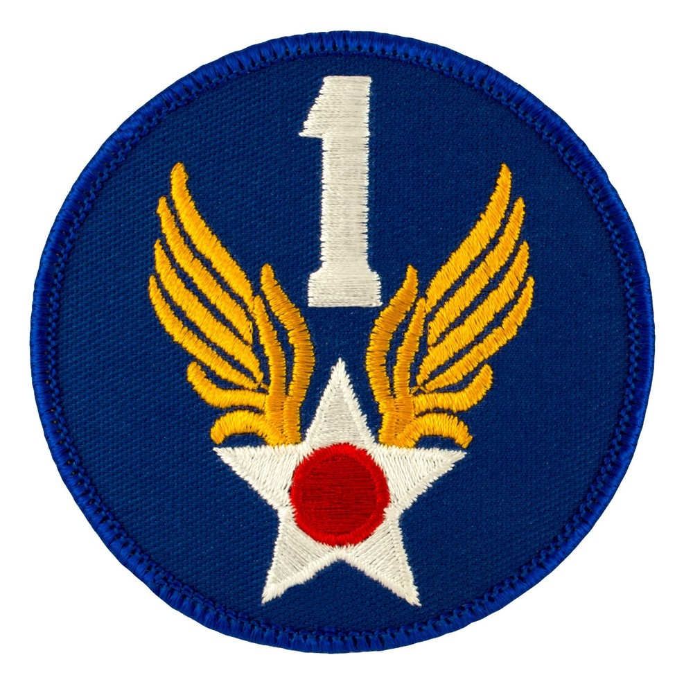 1st First Air Force Patch (121) 3" Round Embroidered Patch 44449