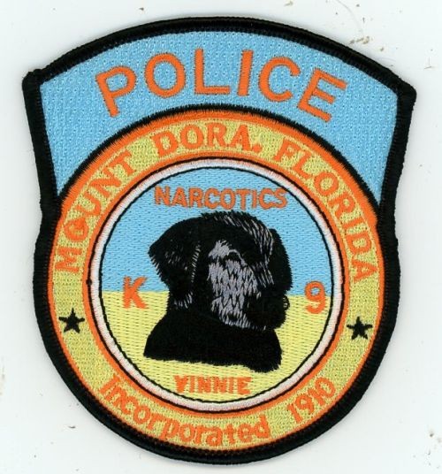 FLORIDA FL MOUNT DORA POLICE K-9 NICE SHOULDER PATCH SHERIFF