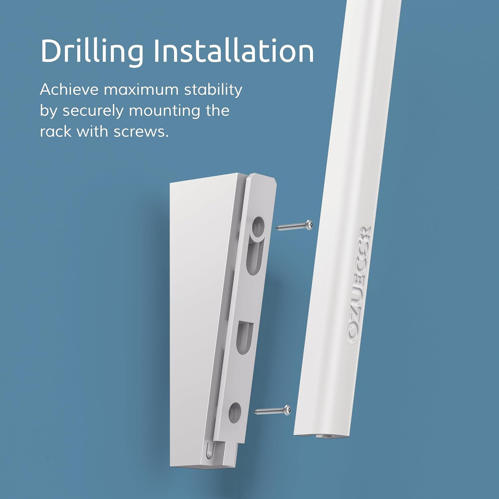 Hat Rack for Baseball Caps – Wall Mounted Vertical Hat Holder, Multi-Purpose Wal