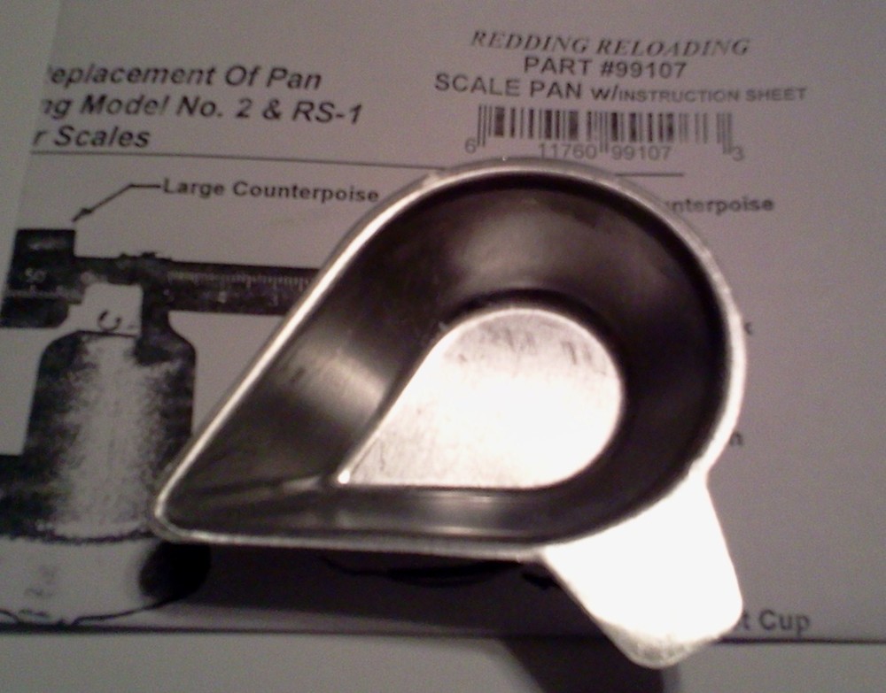 99107 REDDING MODEL NO. 2 SCALE REPLACEMENT PAN - BRAND NEW
