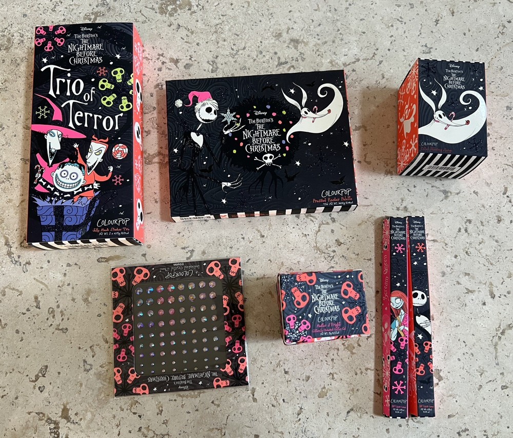 Colourpop Makeup Nightmare Before Christmas Collection BNIB