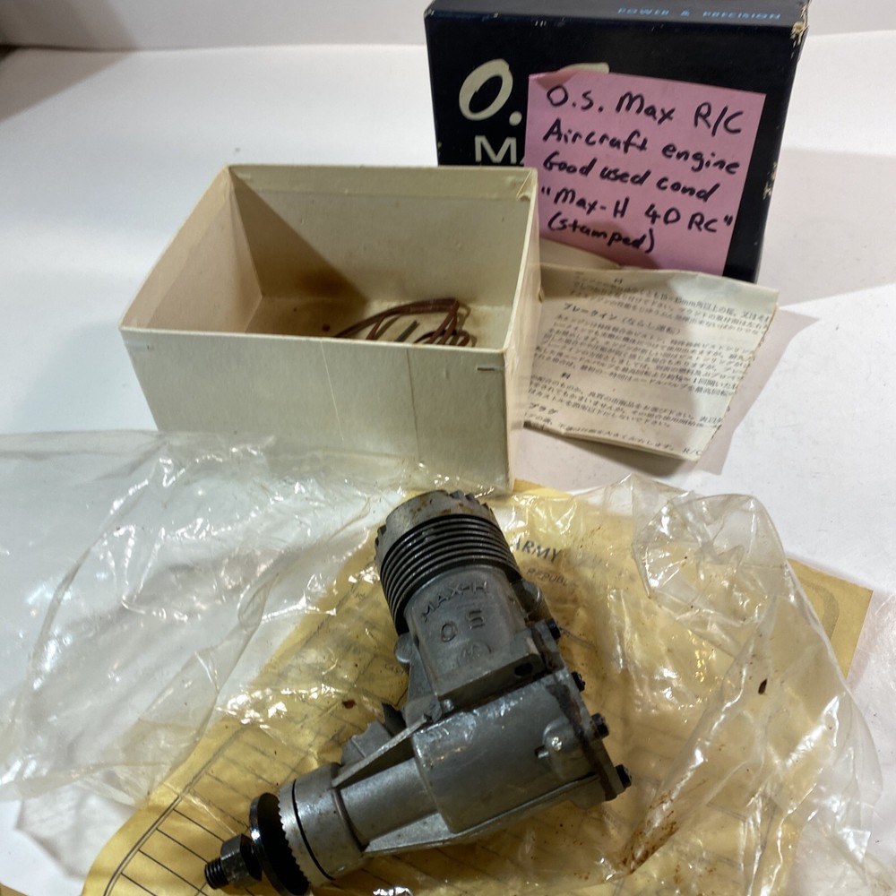 O.S. MAX 40 H W/ Original Box & Paperwork