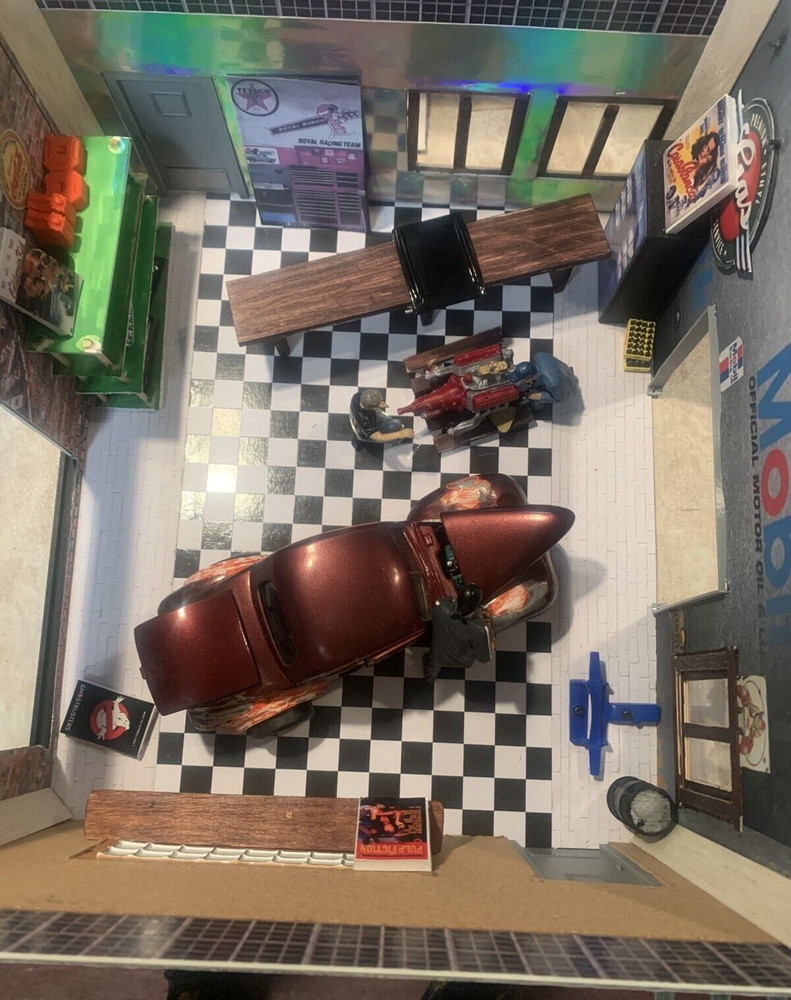 Built from Scratch “Handmade” 1/24 Scale Diorama Art Piece – “Needs More Work”