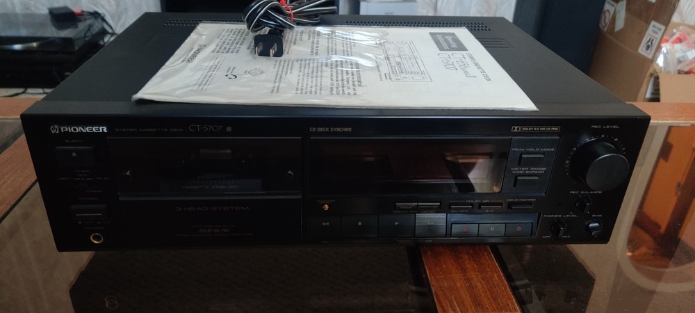 vintage cassette deck tested working