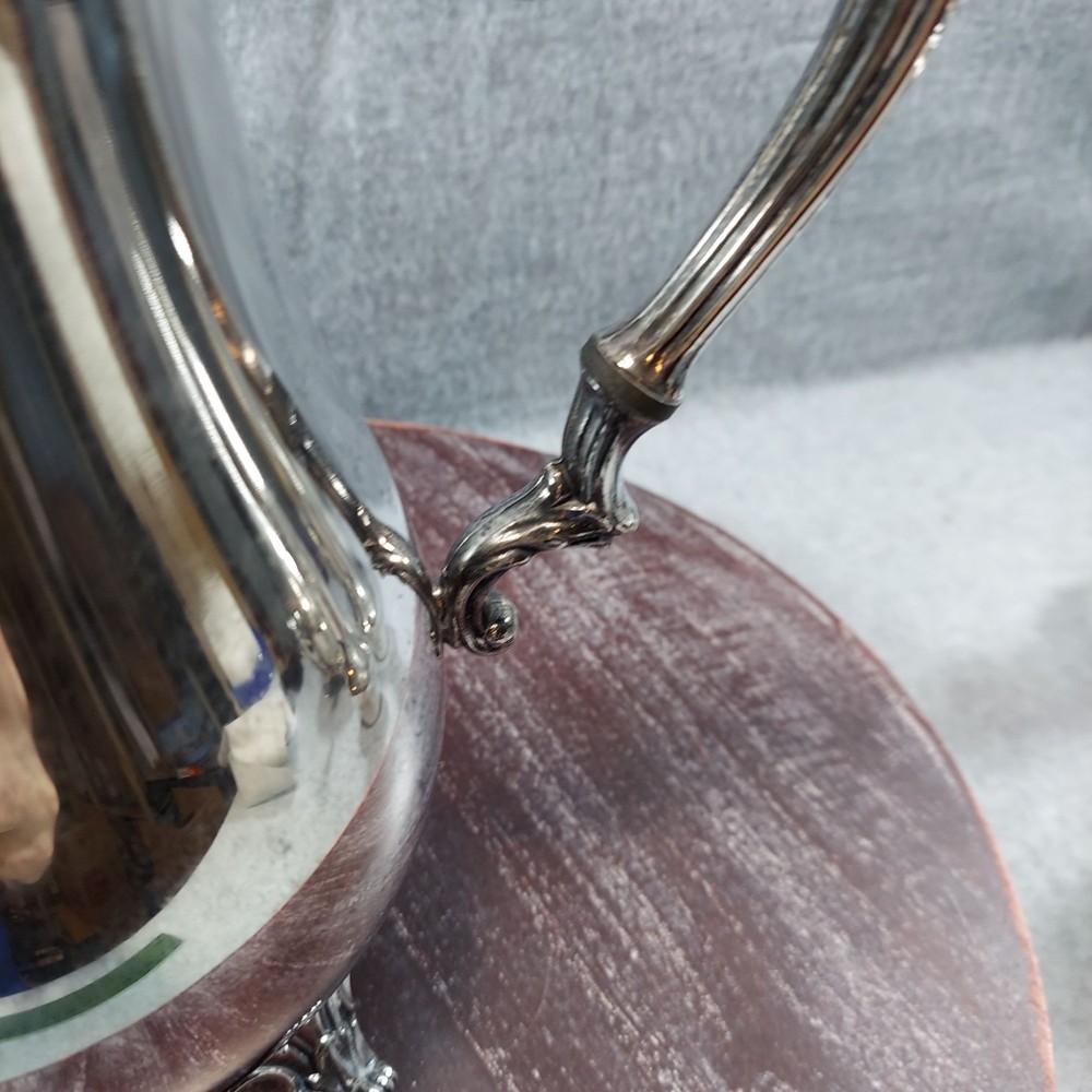 Wm Rogers Silver-Plated Coffee & Tea Set With Sugar Creamer Salt & Pepper Shake