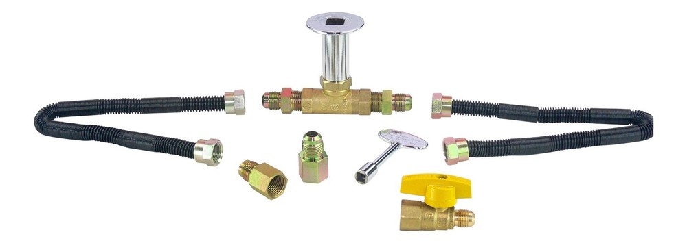 Liquid Propane LP Non-Whistle Gas Connection Kit Fire Pit Firepit Fireplace