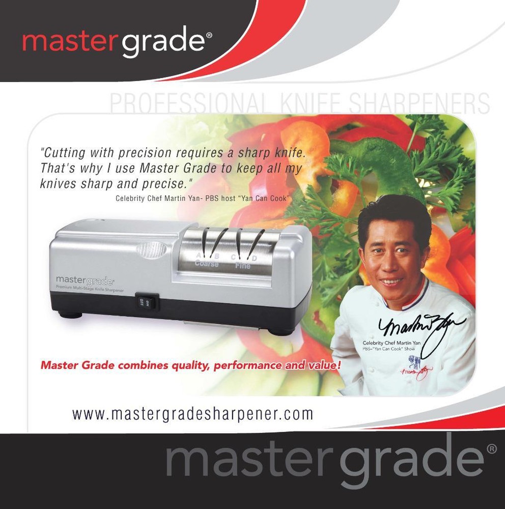 Master Grade Premium Electric Sharpener Chef Martin Yan's Choice