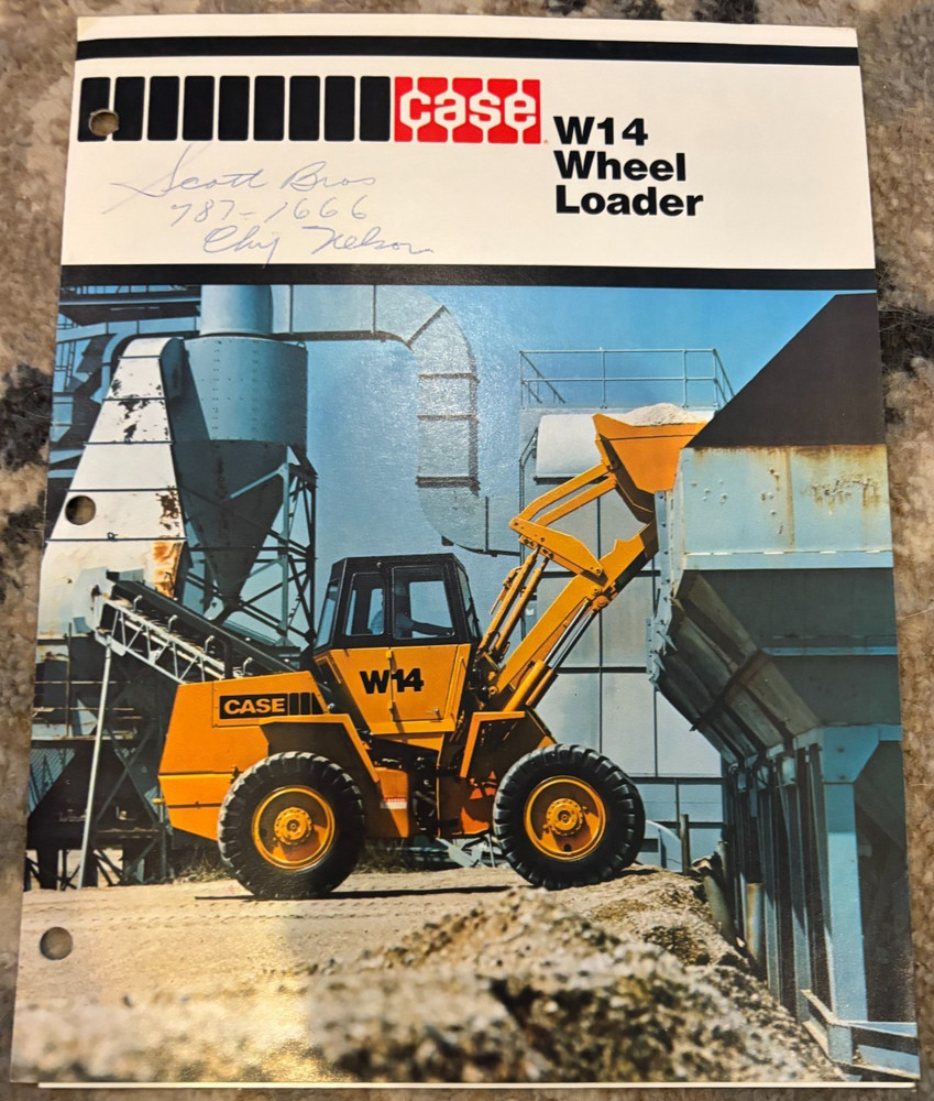 Case Tractor W14 Wheel Loader Brochure AMIL25