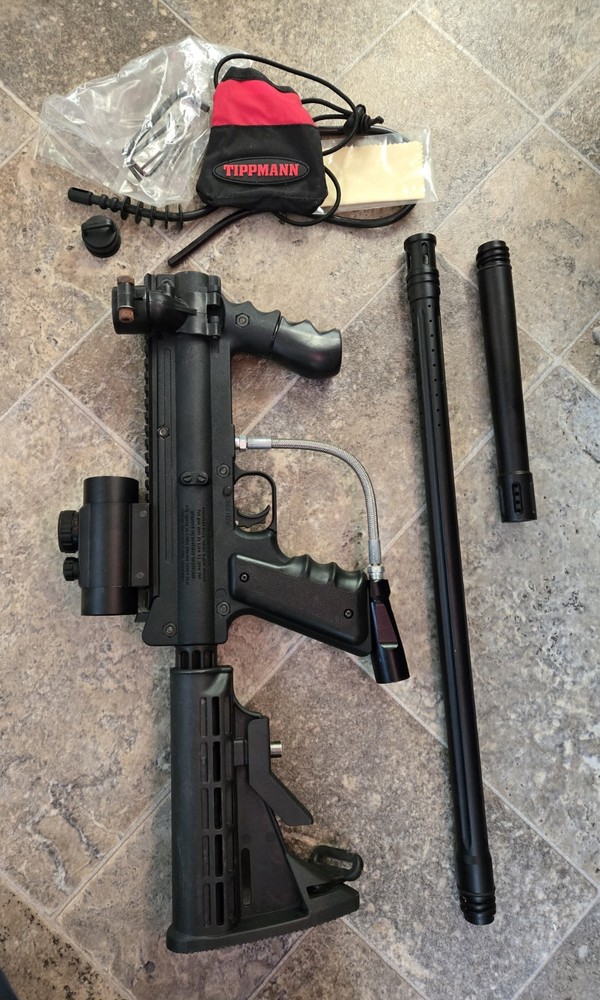 Tippmann 98 Custom Ultra Basic Paintball Marker With Tactical Eye Scope
