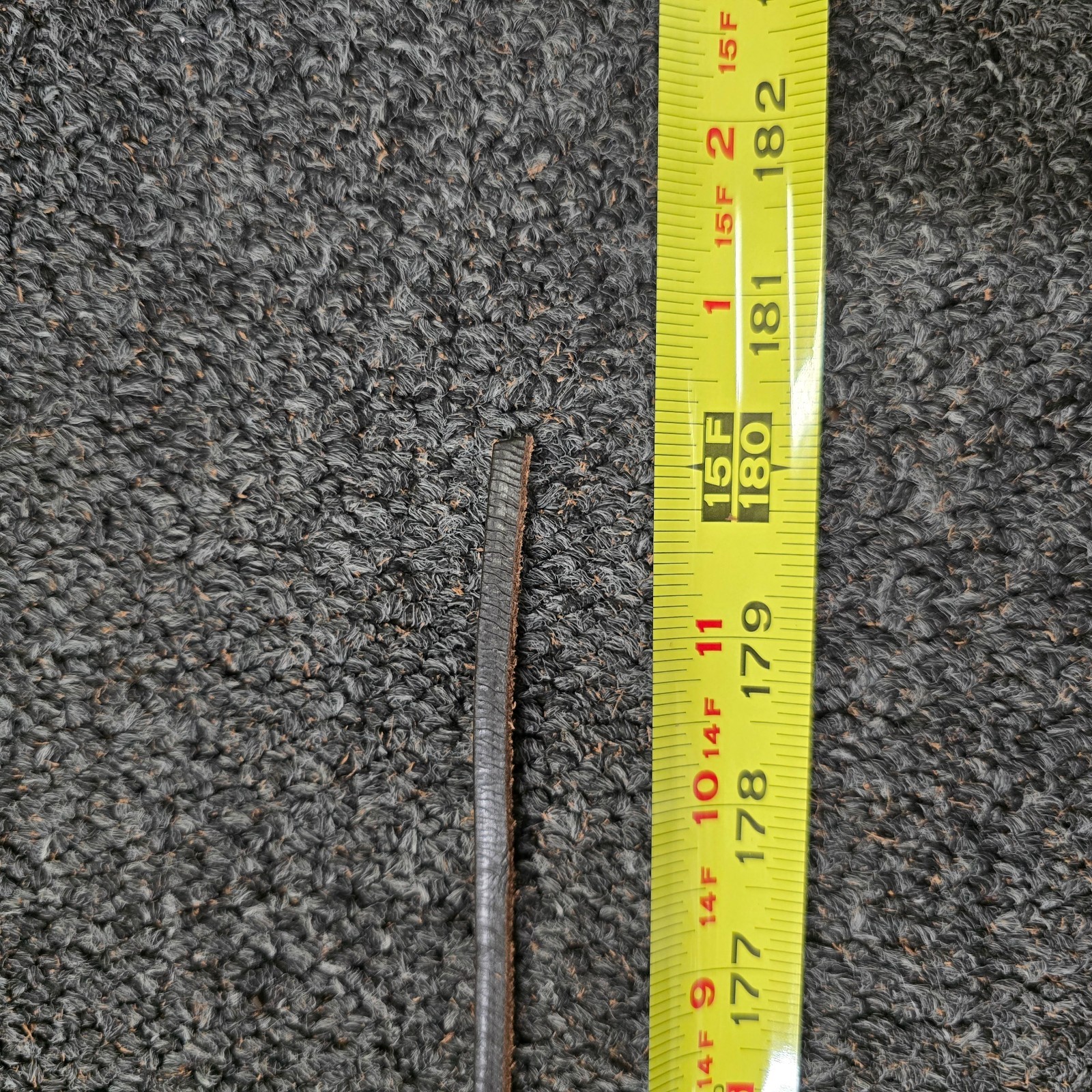 Dark Brown Leather Lace 1/4” x 180"(15') Strip Cord Braiding String Lacing 6mm