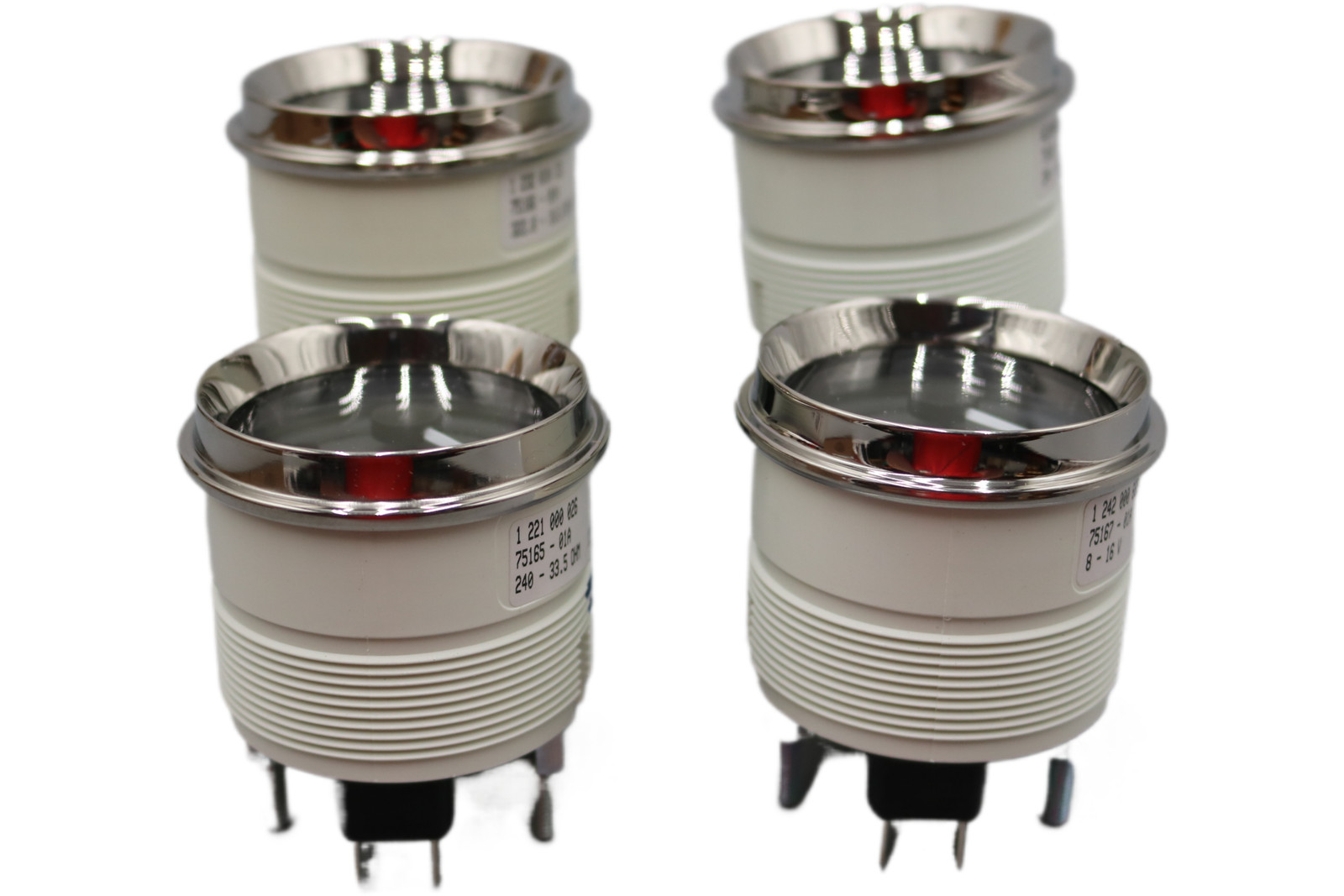 NEW OEM 2001-2013 HARLEY-DAVIDSON TOURING VOLT FUEL OIL AIR GAUGES SILVER FACE