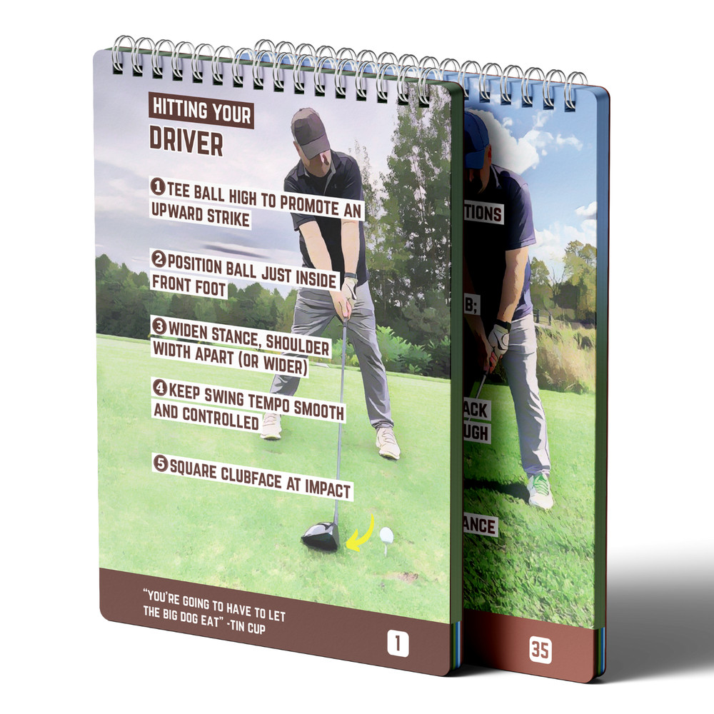The OFFICIAL: Golf Cheat Sheets 175+ Essential Tips for 36 different shots.