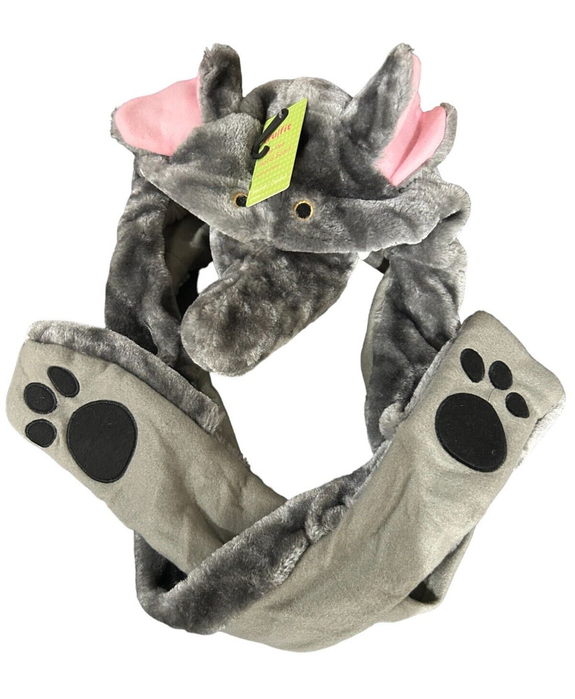 Cute Pet Hat & Scarf - Elephant