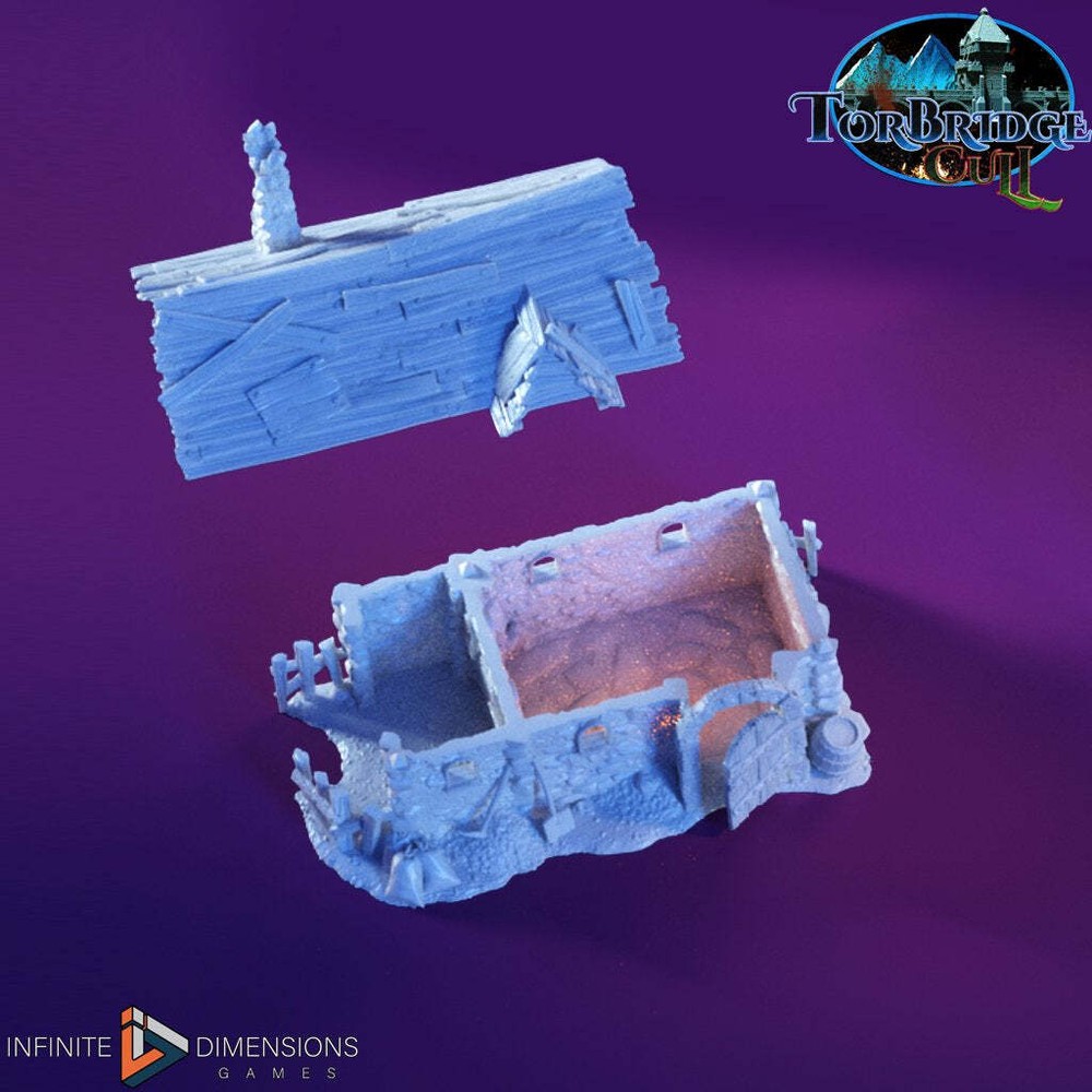 Slum Shack A - Torbridge Cull Wargaming Terrain D&D DnD