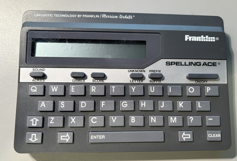 Franklin Spelling Ace Computer SA-98a - Tested Working Condition Vintage Webster