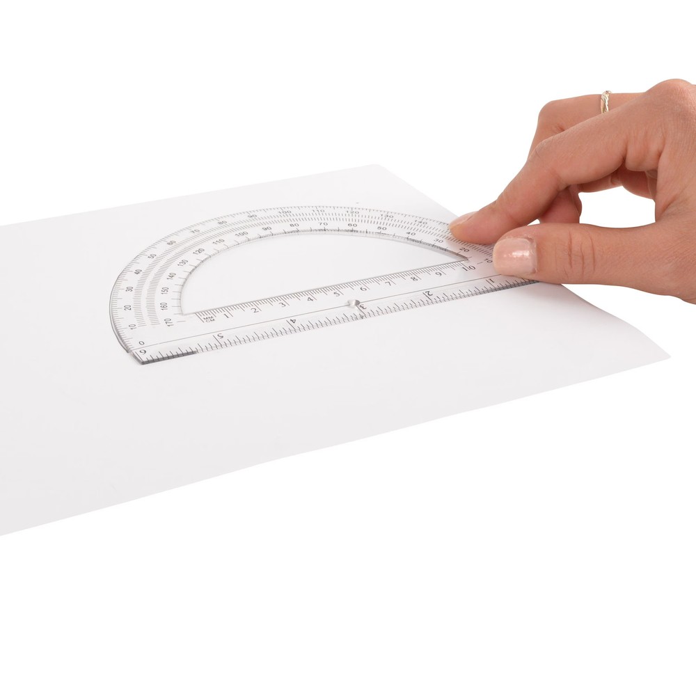 2 Piece Compass and Protractor, Math Tools, Assorted Colors