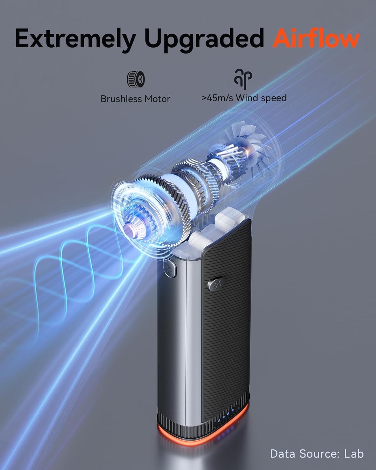 WOLFBOX MF200 Electric Compressed Air Duster with Air Blower Cleaner For PC, Car