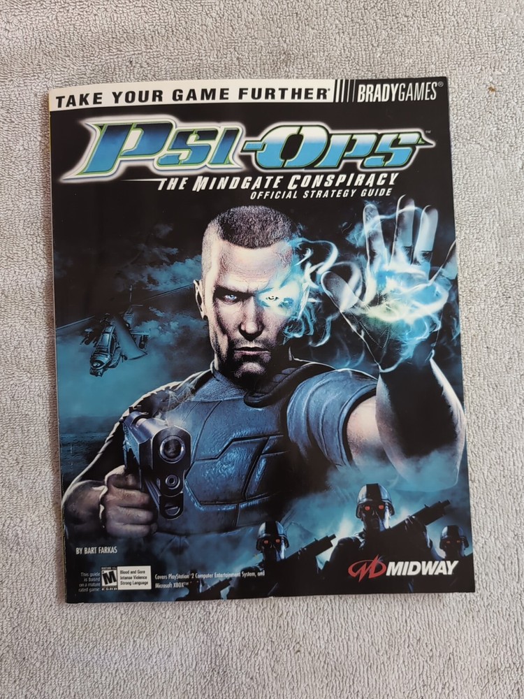 Brady Games Psi-Ops The Mindgate Conspiracy Official Strategy Guide