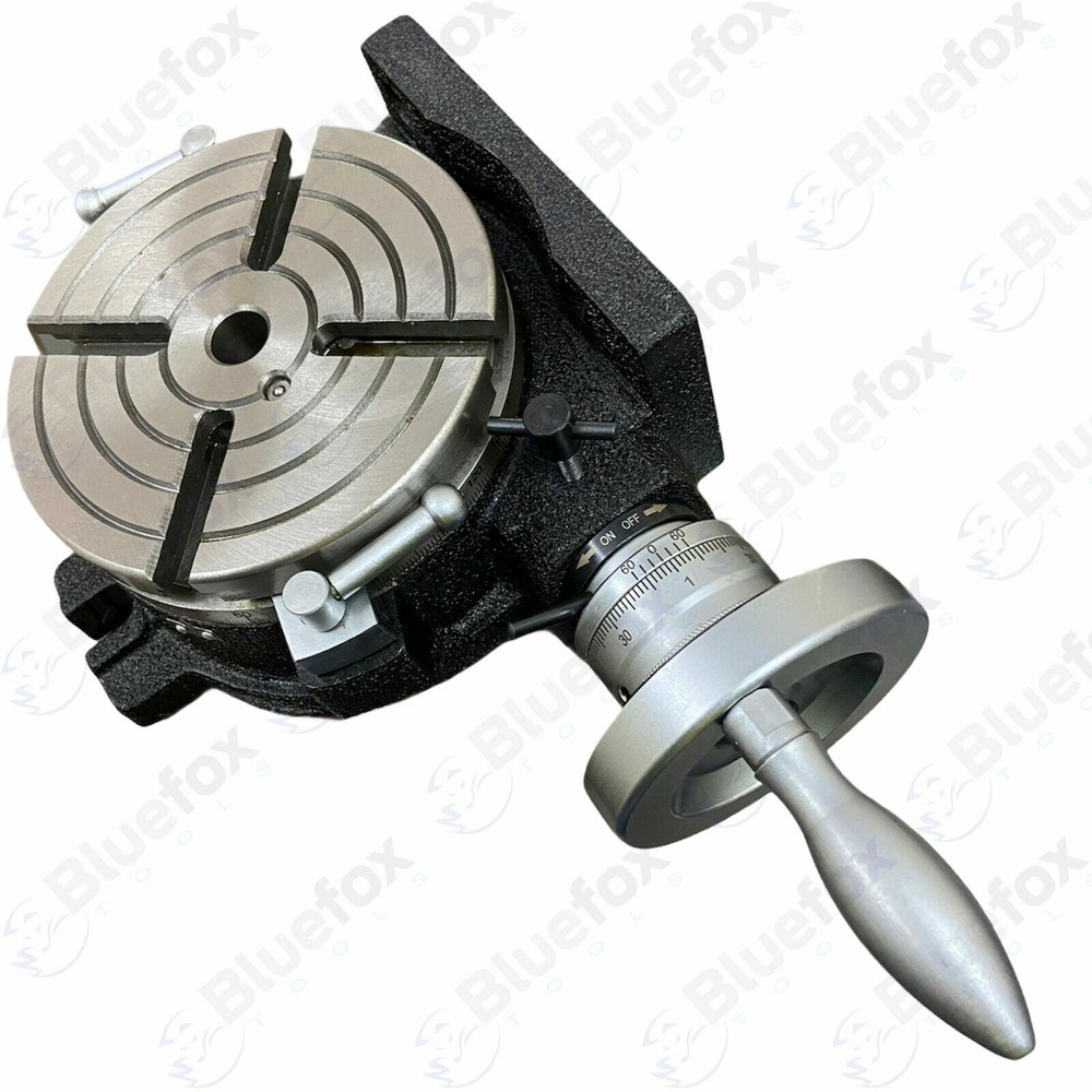 6" Precision Horizontal Vertical Rotary Table & Index plates set, dividing plate