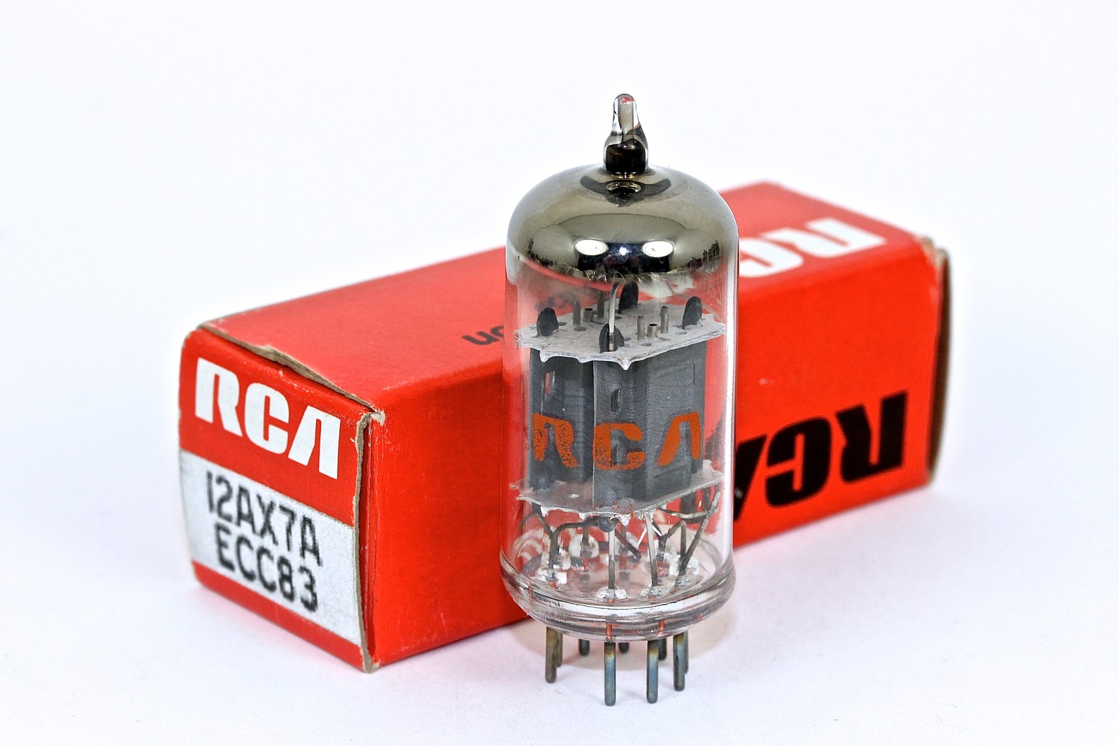 NOS RCA 12AX7A ECC83 12AX7 USA TUBE CREAM OF THE CROP HIGHEST EMISSIONS!