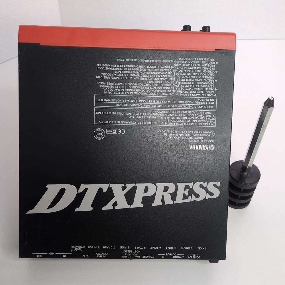 Yamaha DTXPRESS Electronic Drum Trigger Module -TESTED Fully NO PWR SUPPLY INCLD