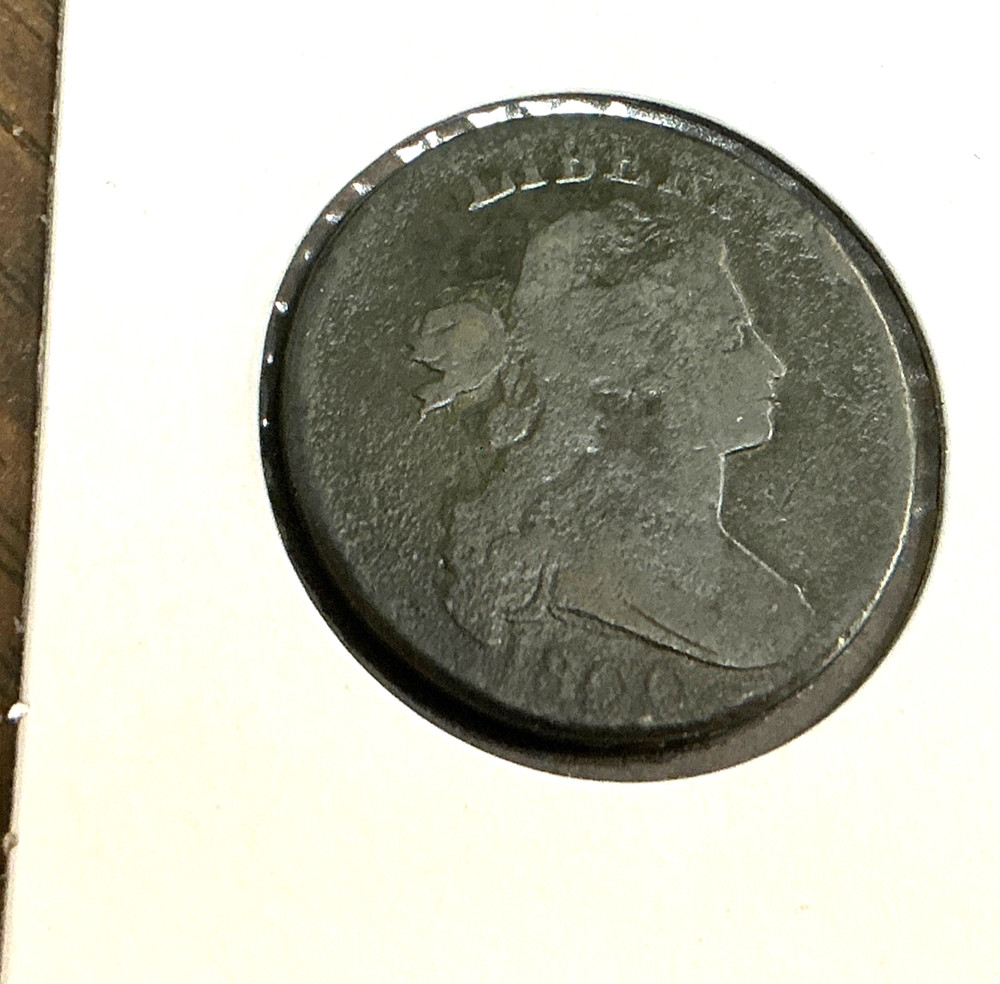1800 Draped Bust Large Cent VG Details.
