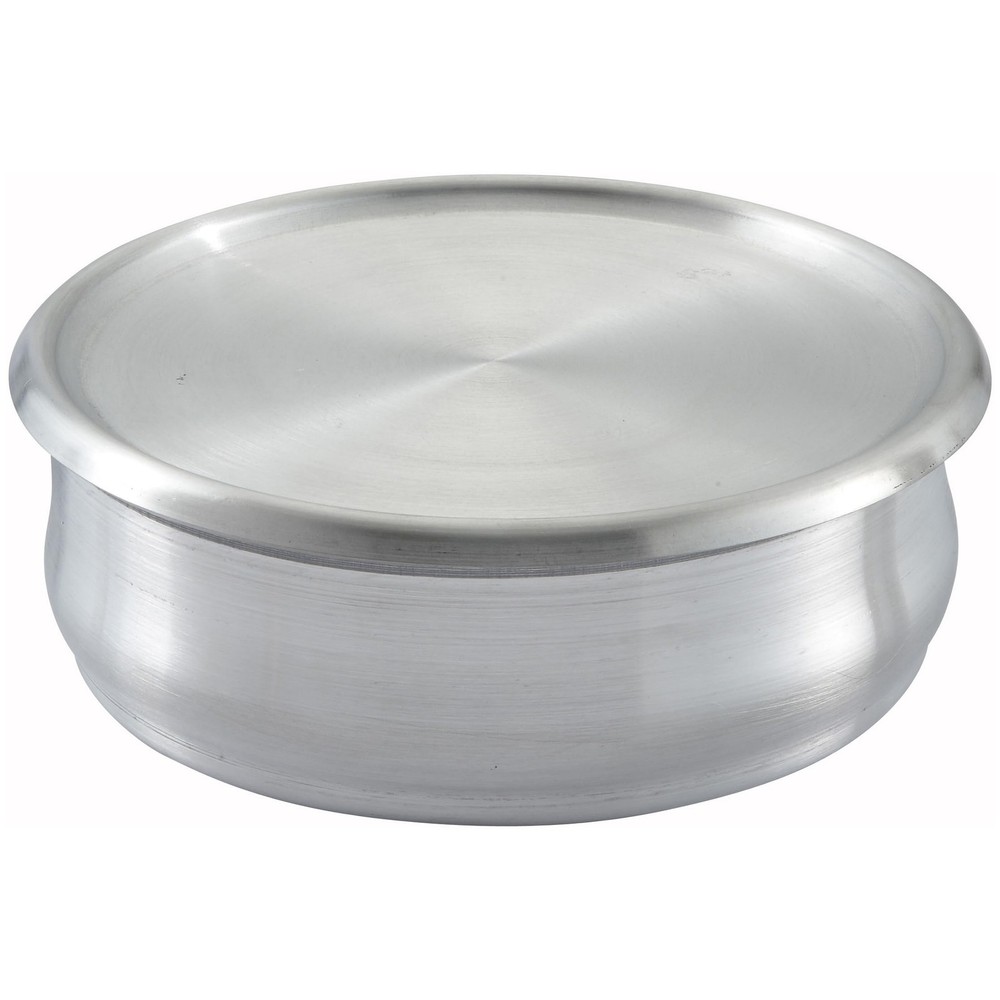 Winco Winware 48 Ounce Stackable Dough Pan 48 Ounce, Aluminum