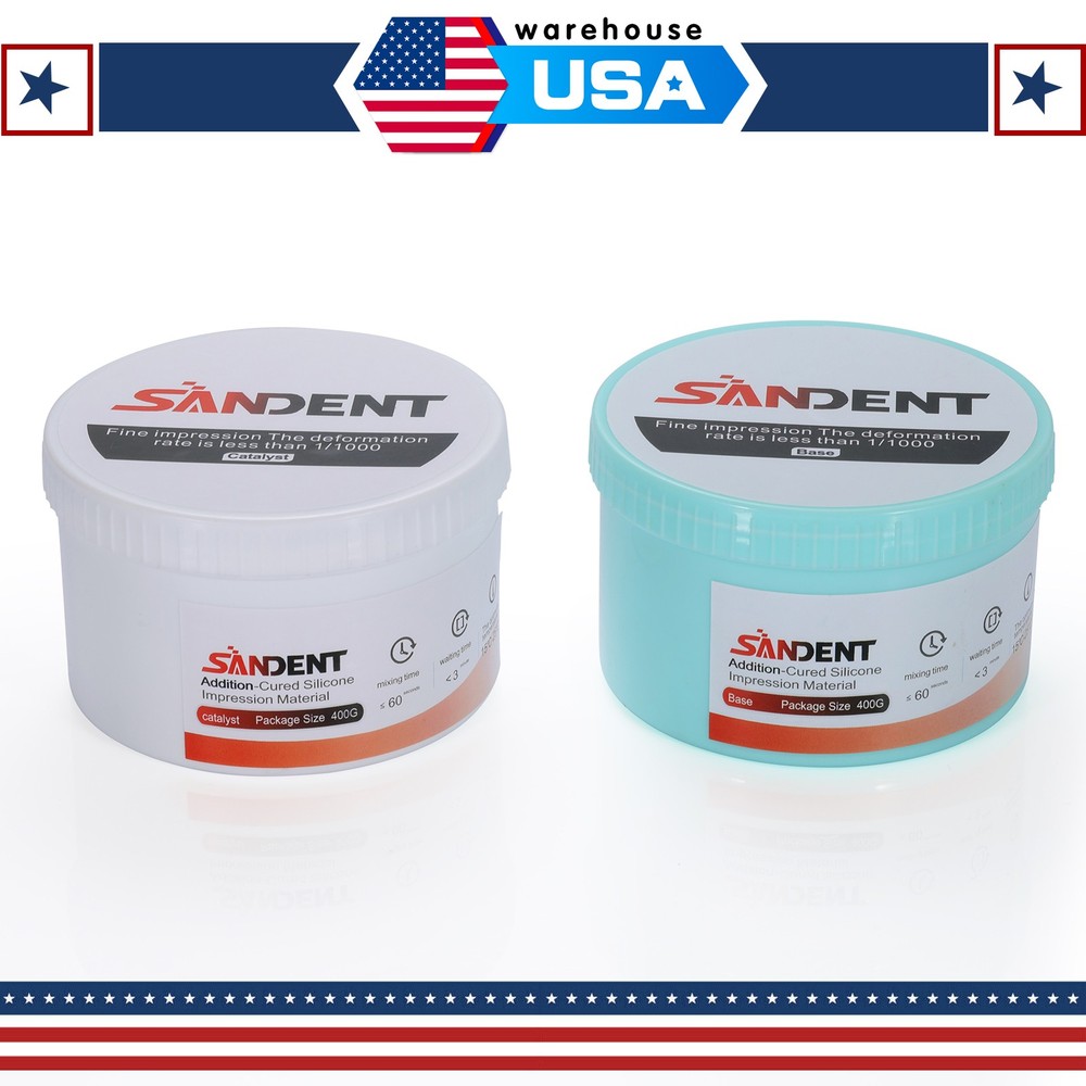 Dental Elastomeric Impression Putty Soft Silicone Material SANDENT