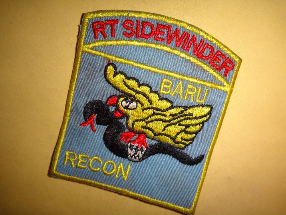 Vietnam War US 5th Special Forces Group RT SIDEWINDER BARU RECON CCN Patch
