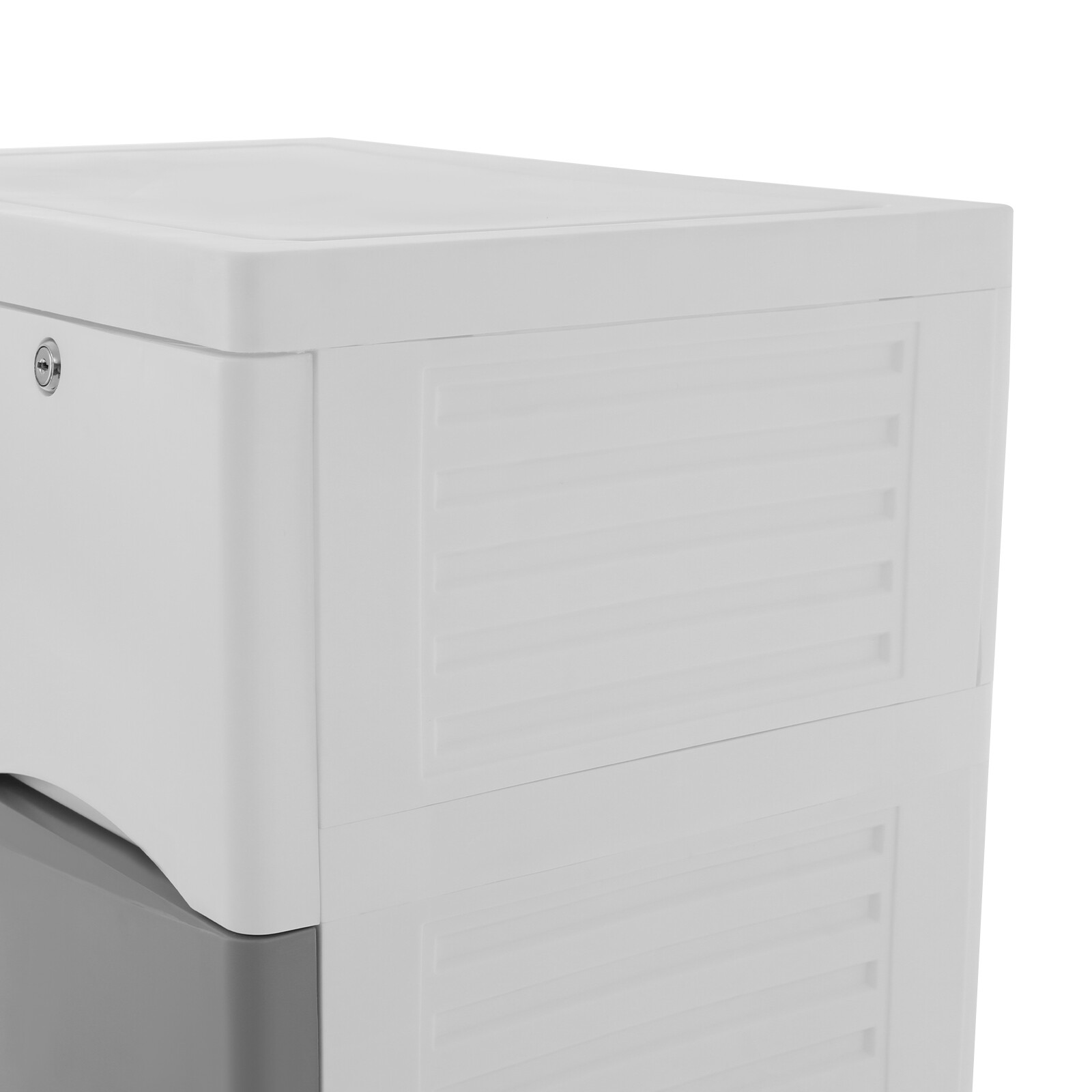 5-Tier Plastic 5 Drawers Dresser Storage Cabinet Bedroom Chest Closet Organizer