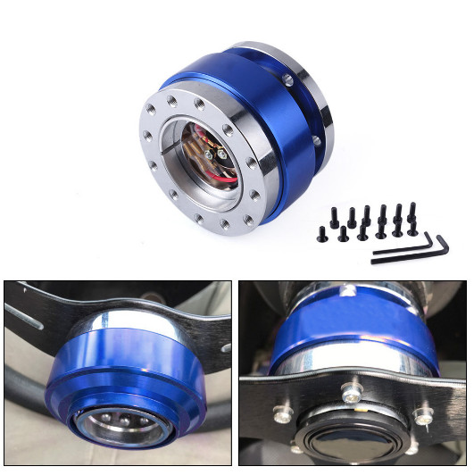 Universal Car Auto Steering Wheel Quick Release Hub Adapter Snap Off Boss Kit