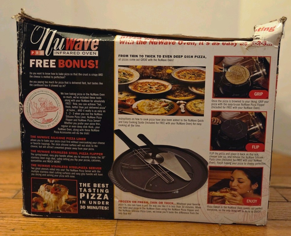 nuwave pro infrared oven W/ Extender Ring Kit & Pizza Kit