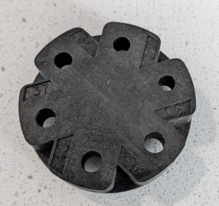 ☑️Lee Auto-Disk Powder Measure Inserts Set A C D Reloading Parts
