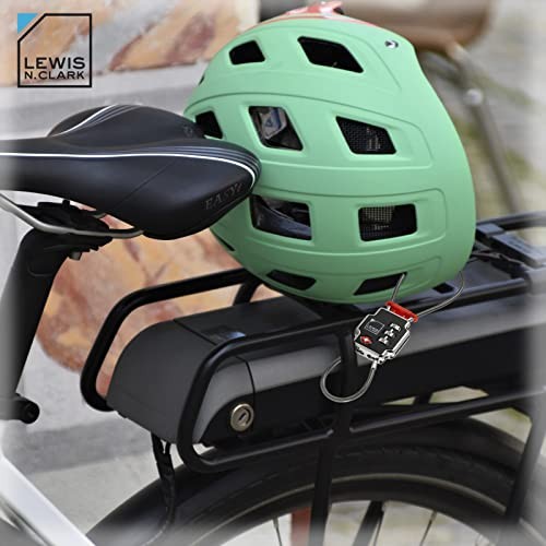 Triple Security Lock - Resettable Combination Lock, 3-Dial, TSA 1 Pack Black