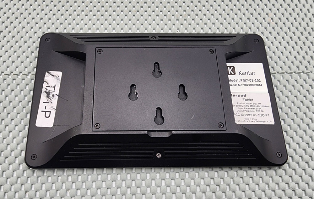 Kantar Interpad PM7-01-102 Peoplemeter 7 Tablet Virtual Meter