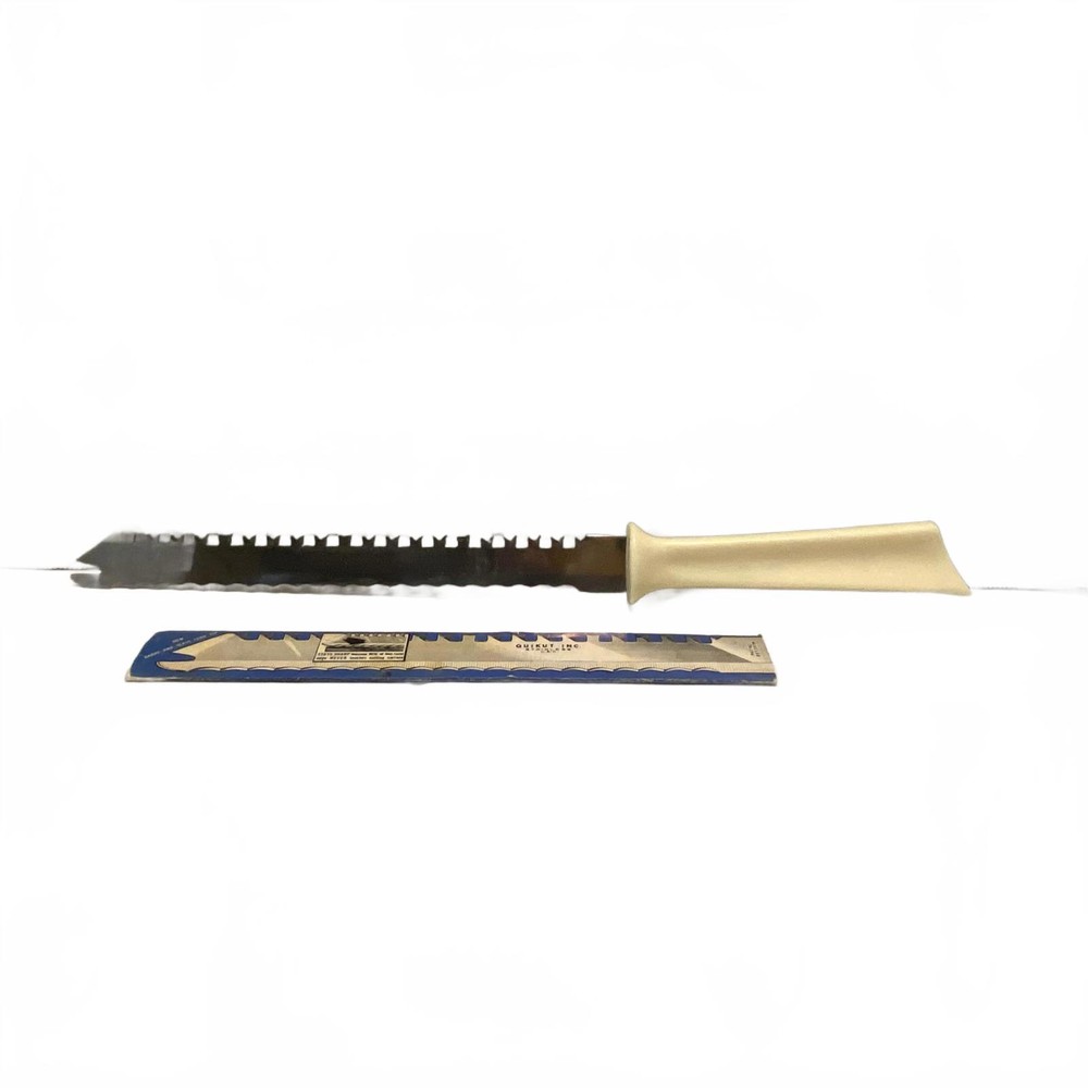 Quikut Stainless Bread Knife - Serrated Edge with Protective Sheath