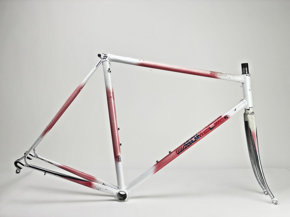 Somec Steel Road Bike Frame Set 54cm 1" Threaded Fork