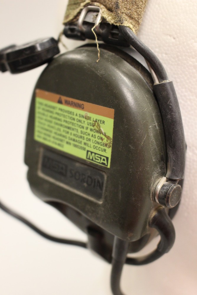MSA Sardin Type #75310 Com Headset - Used