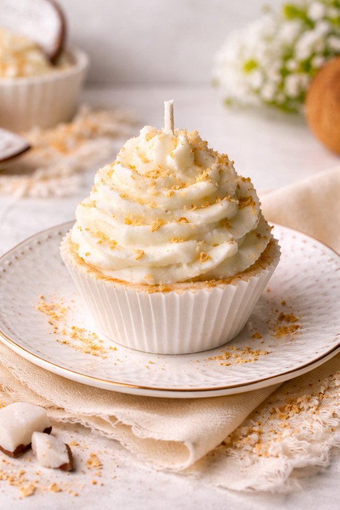Toasted Coconut Cupcake Candle
