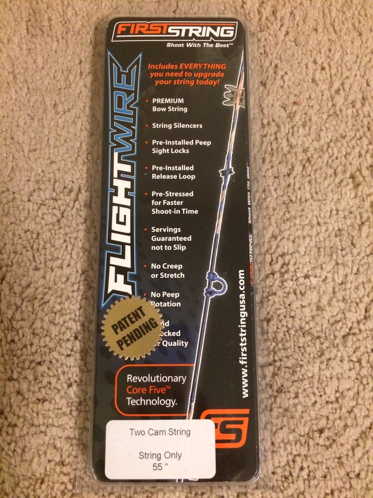 FirstString Flightwire Premium Bow Strings Two Cam String Only 55"