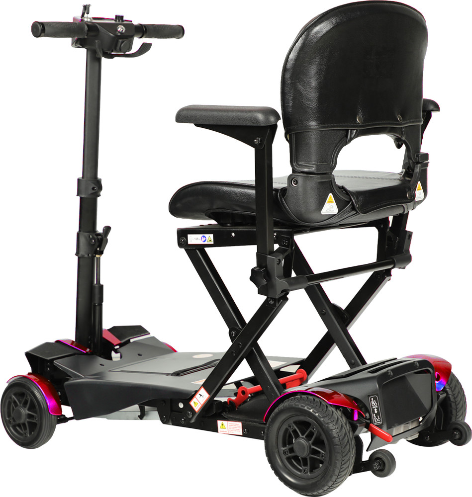 4-Wheel Lightweight Electric Foldable Automatic Mobility Scooter remote control