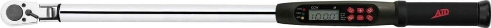 ATD-12559 3/8" DRIVE FLEX HEAD ELECTRONIC TORQUE WRENCH PLUS ANGLE