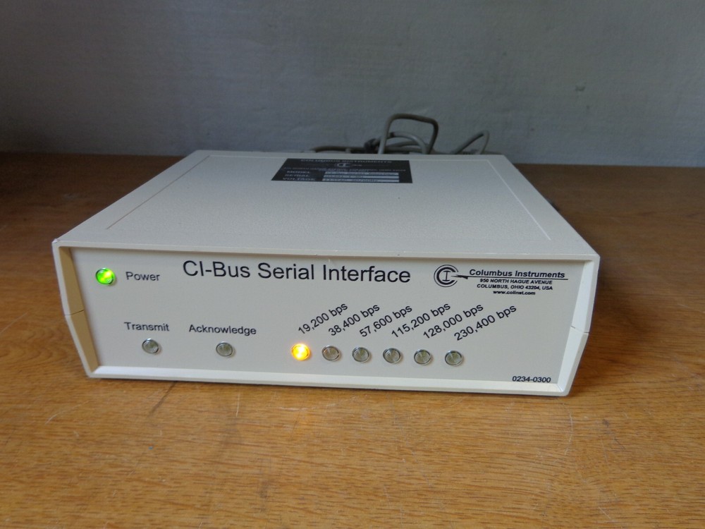COLUMBUS INSTRUMENTS CI-BUS SERIAL INTERFACE