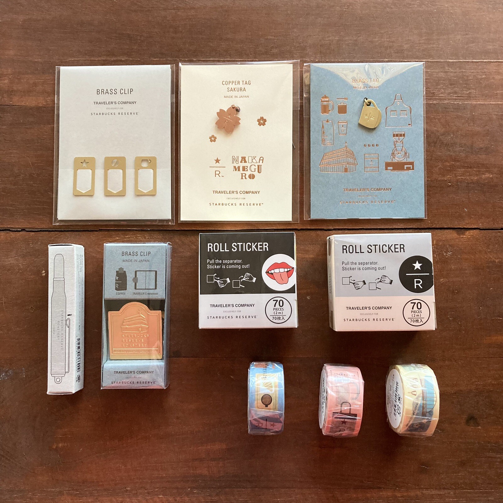 TRAVELER'S COMPANY Starbucks Reserve Roastery Tokyo Exclusive Products, Tag etc