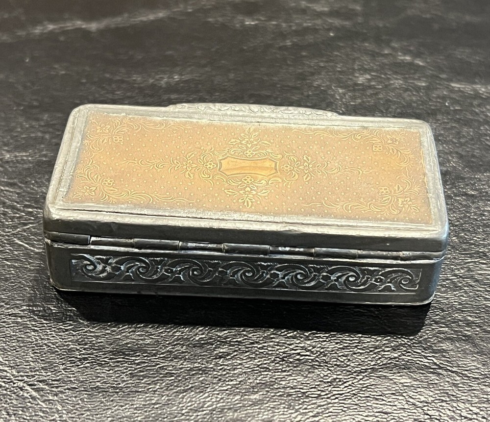 19th Century Pewter Snuff Box