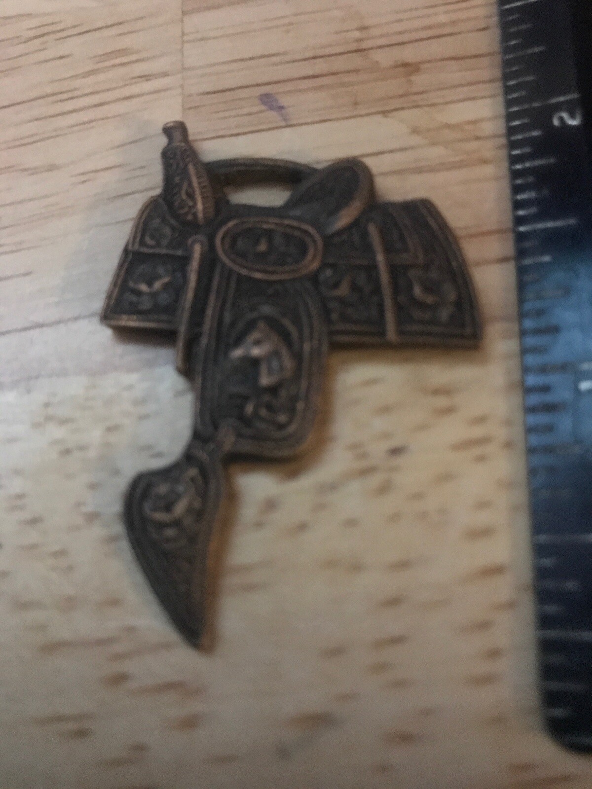 Saddle Watch FOB Western Cowboy Ranch Metal Cowpoke Elko Nevada Horse Equine