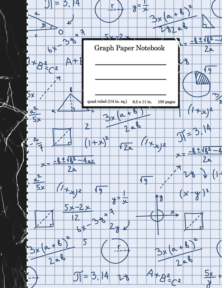 Graph Paper Notebook: Grid Composition Notebook for Math and Science Students, B