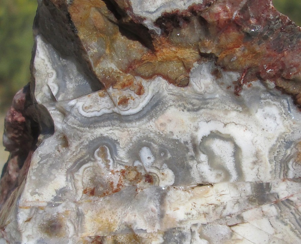 CRAZY LACE AGATE ROUGH ~ 3 lbs 12 ozs