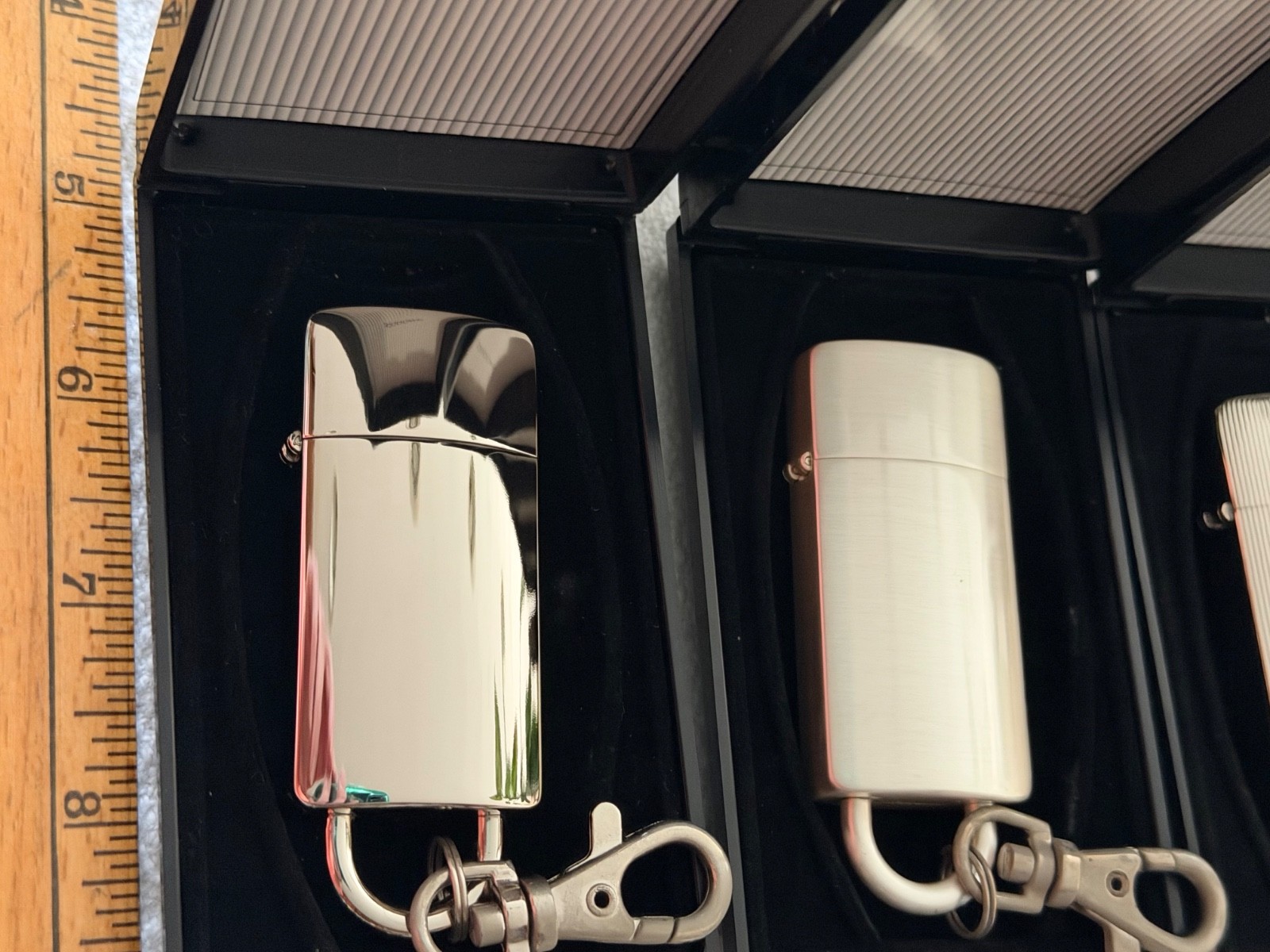 Brand New NOS Sarome Cigarette Cigar Lighter Lot Tobacciana Clip Chain Lot 12