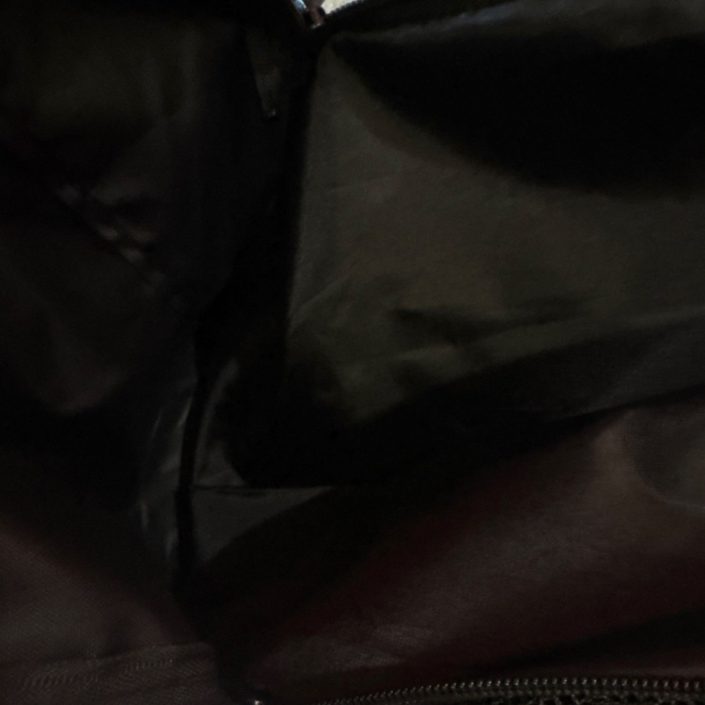 adidas Black Polyester Gym Bag Drawstring Zip Adjustable Strap 2 Pockets